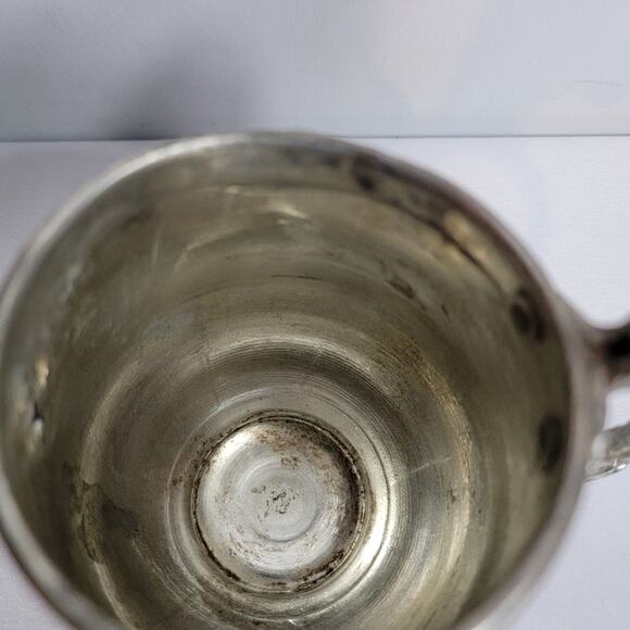 Embossed Turkish Moroccan Teapot Nickel Copper 16 oz - Picture 4 of 13